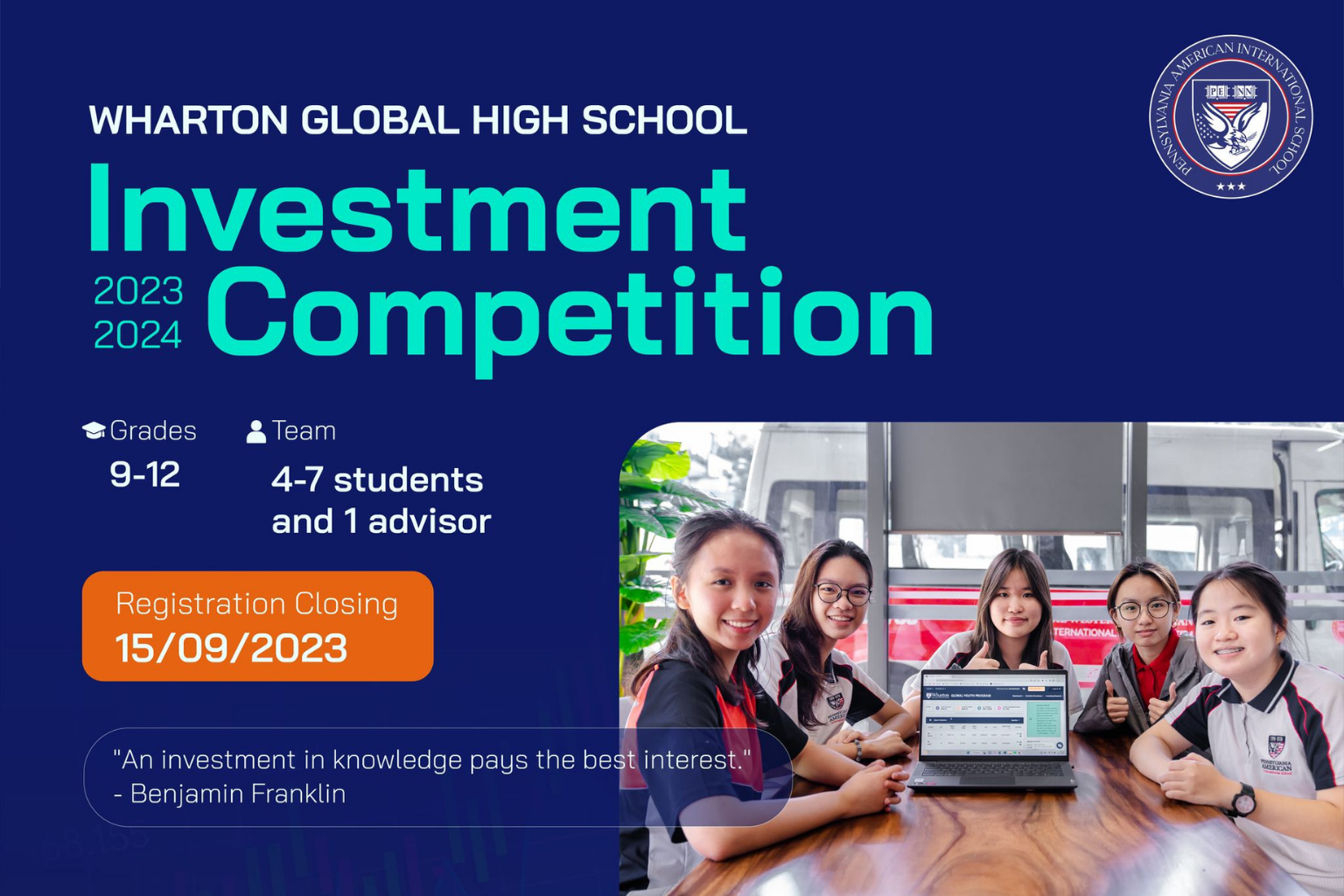 Wharton Global High School Investment 2023 2024 The Pennsylvania